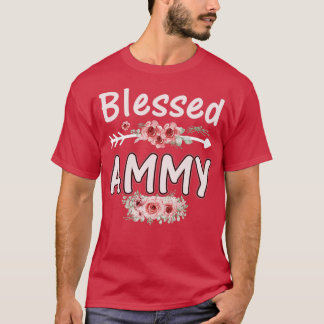 Selige Ammy Mama Leben Niedliche Blume Mütter D T-Shirt