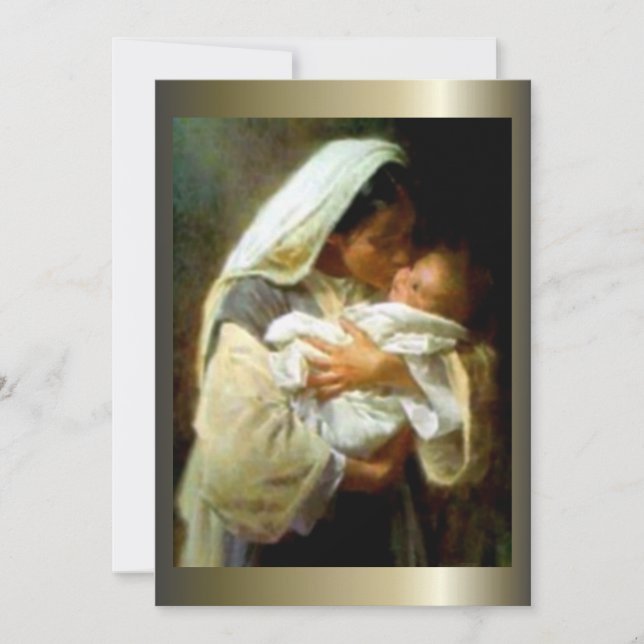 Selige Jungfrau Maria und Säugling Kind Jesus (Vorderseite)