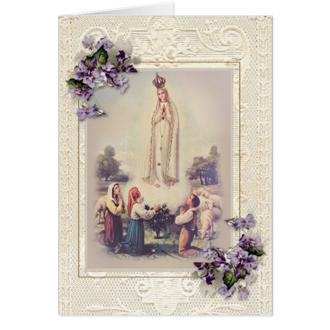 Selige Jungfrau Mary Immaculate Herz Fatima (Vorne)