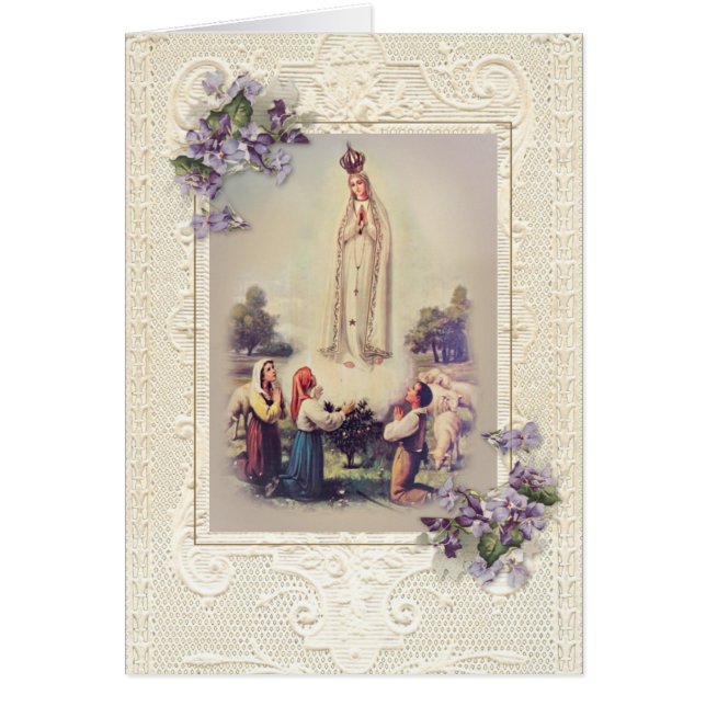 Selige Jungfrau Mary Immaculate Herz Fatima (Vorne)