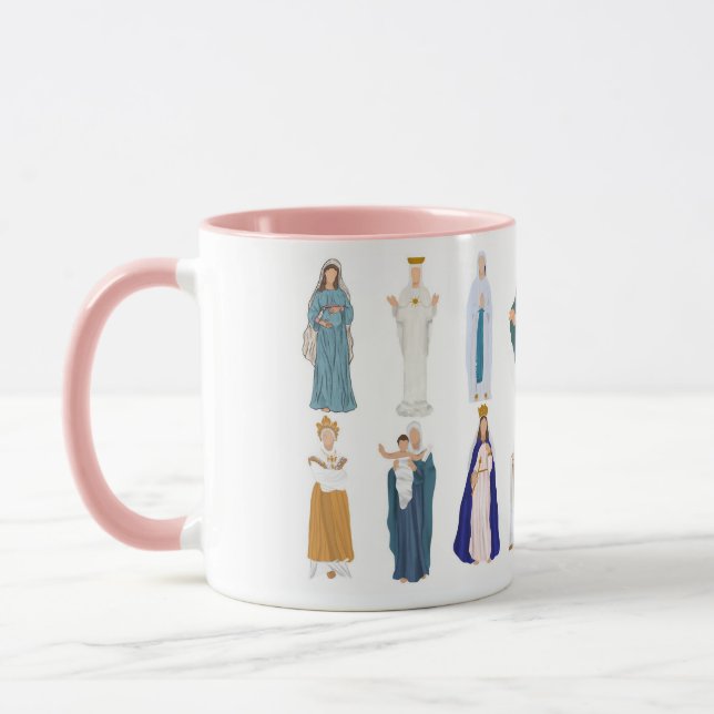 Selige Mutter, katholische Tasse (Links)