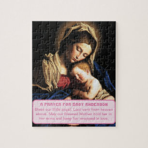 Selige Mutter mit dem Christ-Kind-Jungen Keepake Puzzle
