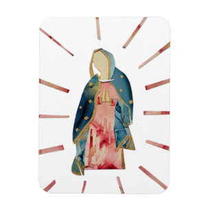 Selige Mutter Unsere Lady Guadalupe Schöne Magnet