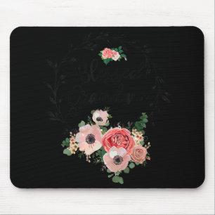 Selige Oma für Blume-Dekoration Mousepad