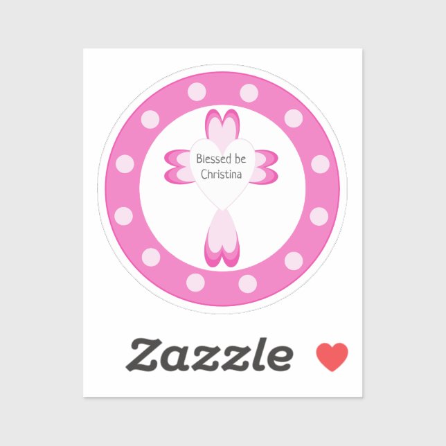 Selige Taufe Aufkleber (Blatt)