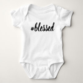#Seligen Baby Bodysuit Gesegnet Hashtag Baby Strampler