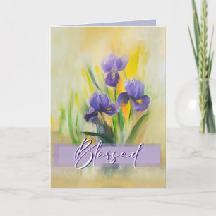 Seligen Iris Dankeskarte