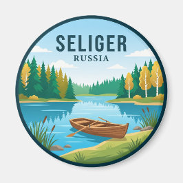 Seliger-Nationalpark Russland Magnet