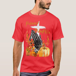Seliger Pumpkin Fall Erntedank, Christlicher Gott T-Shirt
