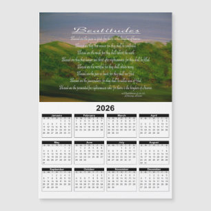 Seligpreisungen 2026 Kalender Magnetkarte