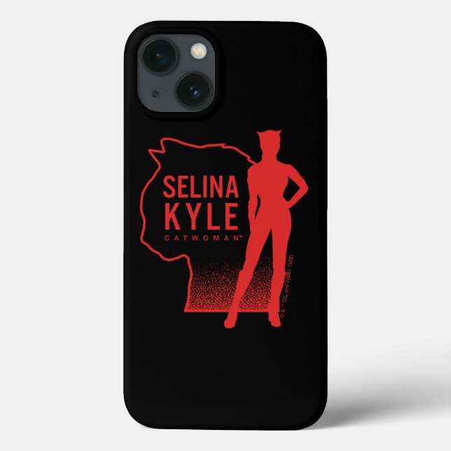 Selina Kyle Catwoman Kontur Logo Case-Mate iPhone Hülle (Rückseite)
