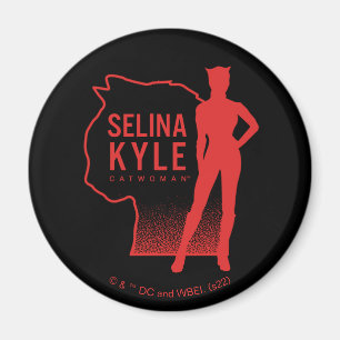 Selina Kyle Catwoman Kontur Logo Magnet
