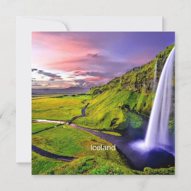 Seljalandfoss, Island (Vorderseite)