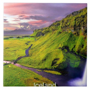 Seljalandfoss, Island Fliese