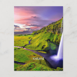 Seljalandfoss, Island Postkarte