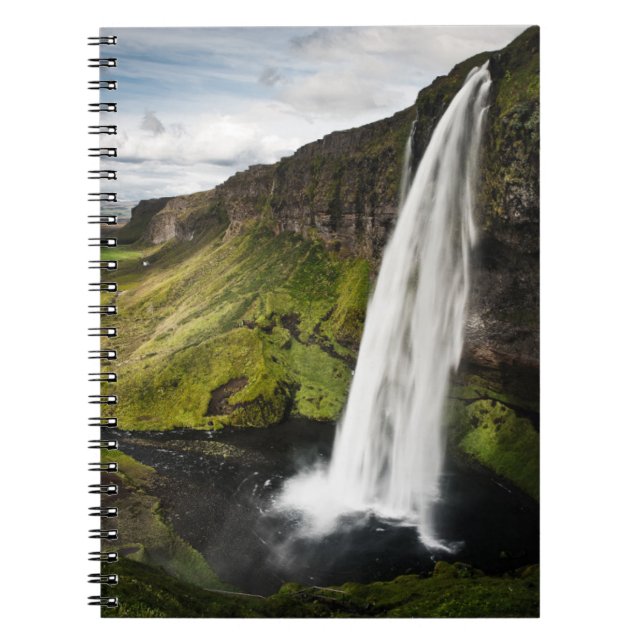 Seljalandsfoss Wasserfall | Island Notizblock (Vorderseite)