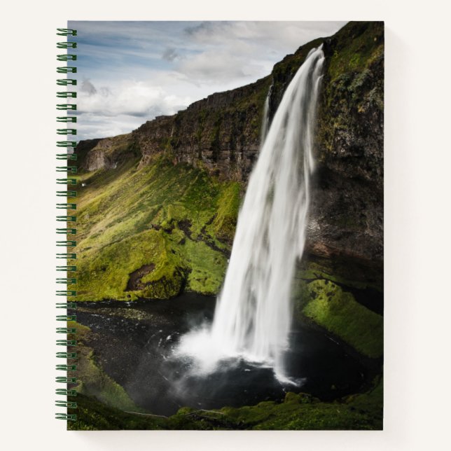 Seljalandsfoss Wasserfall | Island Notizbuch (Vorderseite)