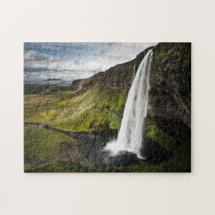 Seljalandsfoss Wasserfall   Island Puzzle