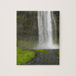 Seljalandsfoss Wasserfall-Island-Puzzlespiel Puzzle