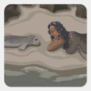Selkie und Pup Sticker