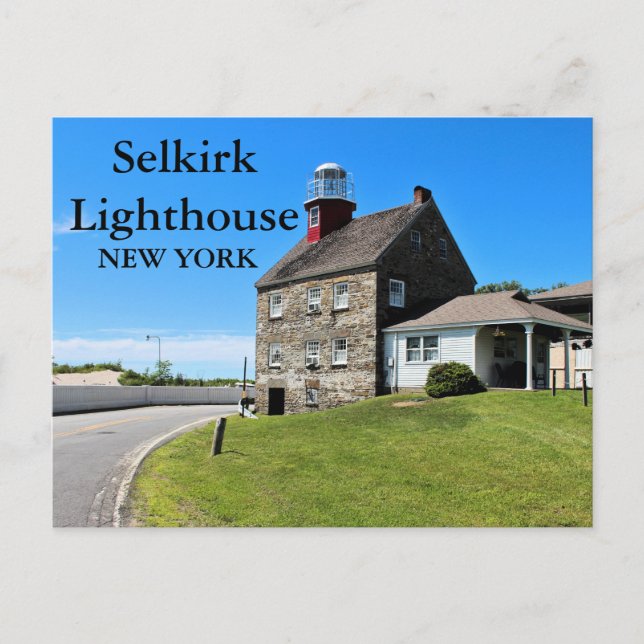 Selkirk Lighthouse, New York Postcard Postkarte (Vorderseite)