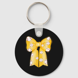Sell Bow Coquette Funny Sell Lover Yellow Team Schlüsselanhänger