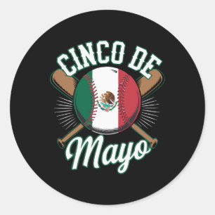 Sell Cinco De Mayo Sell Mexican Runder Aufkleber