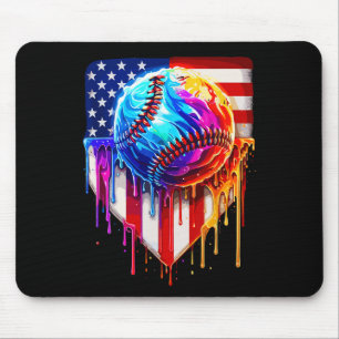 Sell Ice Creme American Flag Tropfen Mousepad