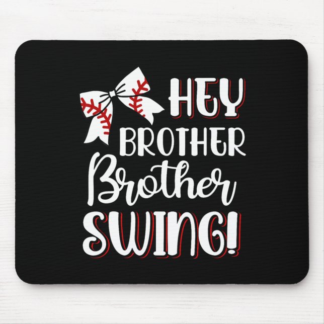 Sell Schwester Hey Brother Brother Swing Swing Kid Mousepad (Vorne)