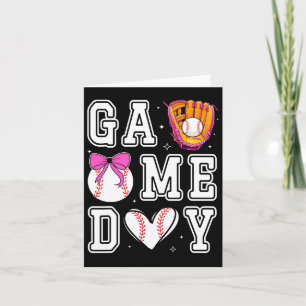 Sell Sister Coquette Bow Game Day verkaufen Mama M Karte
