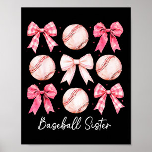 Sell Sister Coquette Bow Game Day verkaufen Mama M Poster