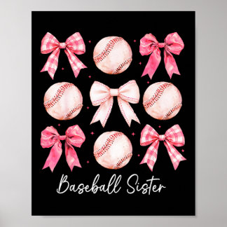 Sell Sister Coquette Bow Game Day verkaufen Mama M Poster