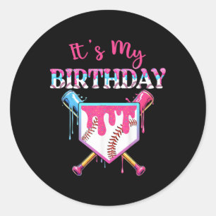 Sell Tropfen Birthday Girl Funny Birthday Zuhause  Runder Aufkleber