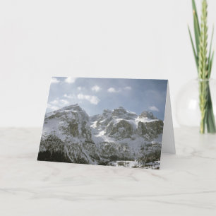 Sella Gruppe und Val de Mesdi Feiertagskarte