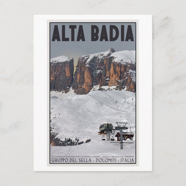 Sella Ronda - Alta Badia Postkarte (Vorderseite)