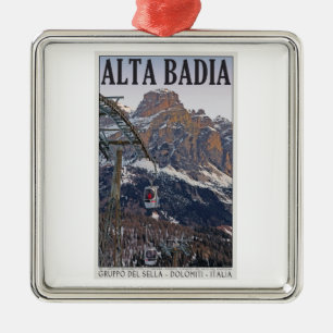 Sella Ronda - Alta- Badiagondel Ornament Aus Metall