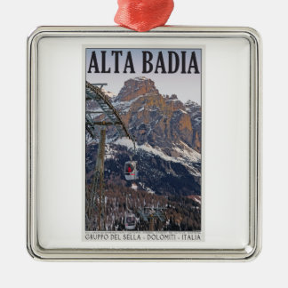 Sella Ronda - Alta- Badiagondel Ornament Aus Metall