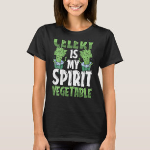 Sellerie ist mein Geist pflanzlichen Backprint Gem T-Shirt