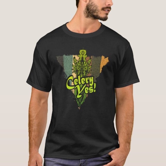 Sellerie Ja Gemüsegärtner T-Shirt (Vorderseite)
