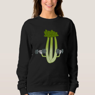 Sellerie Workout Ironisches Fitnessstudio Kraftdre Sweatshirt