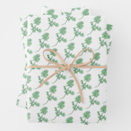Sellerieblatt Geschenkpapier Set