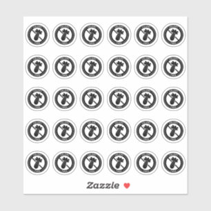 Selleriefreie Hochzeitsplatzkarte Mini-Mahlzeit Wa Aufkleber