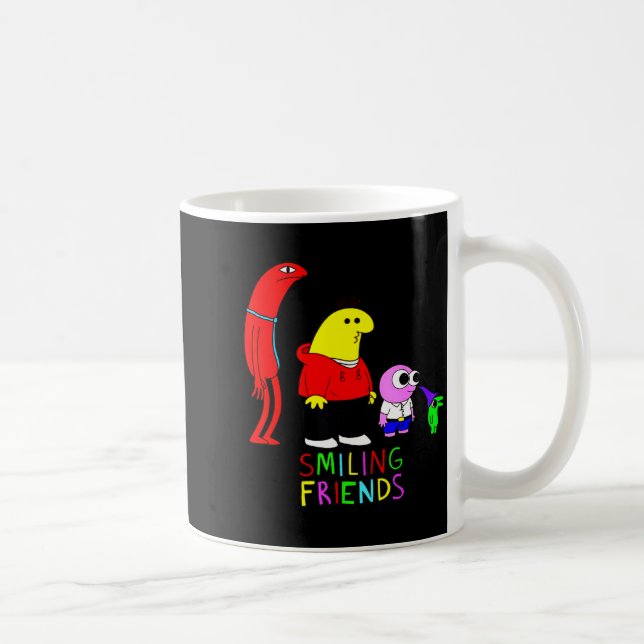 Selling Smiling Friends All Smiling Illustration  Kaffeetasse (Rechts)