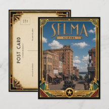 Selma Alabama Vintage Art Deco Golden Age