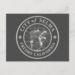 SELMA - FRESNO KALIFORNIEN VINTAGE POSTKARTE