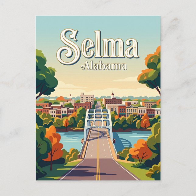 Selma USA Postkarte (Vorderseite)