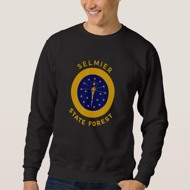 Selmier State Forest Indiana IN Bullseye Vacation  Sweatshirt (Vorderseite)