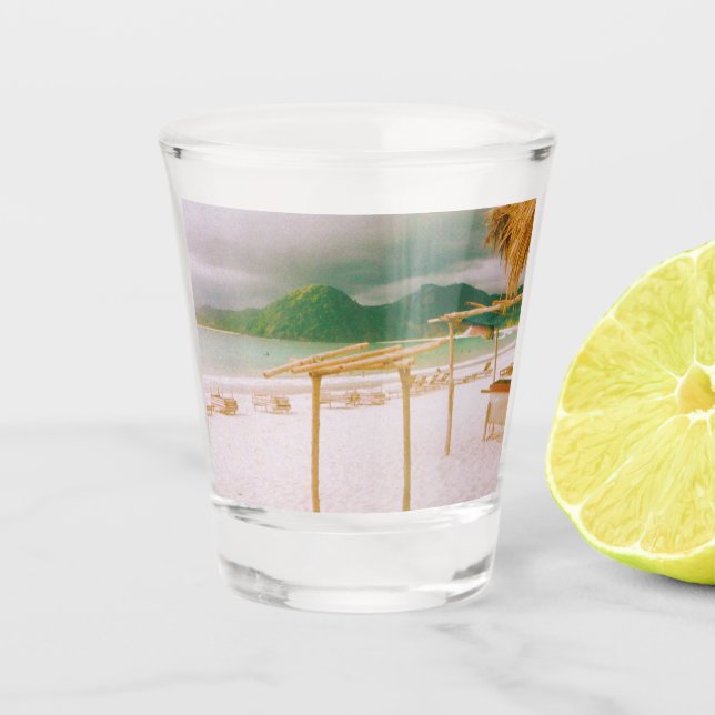 Selong Belanak Beach - Lombok - Indonesien Schnapsglas (Vorderseite)