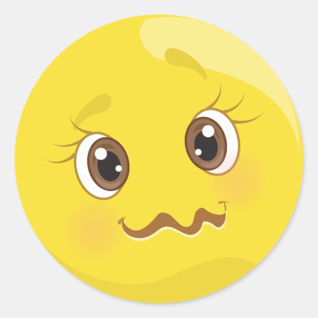 Selrd Little Emoji Face Stickers (Vorderseite)