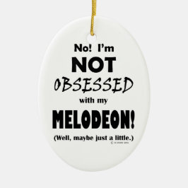 Selsbesegnet Melodeon Keramik Ornament